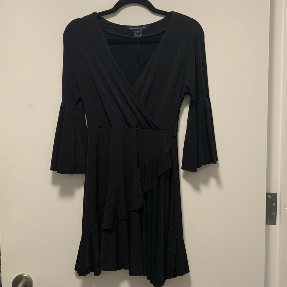 French Connection Black Dress Size 2 New Years Eve Holidays